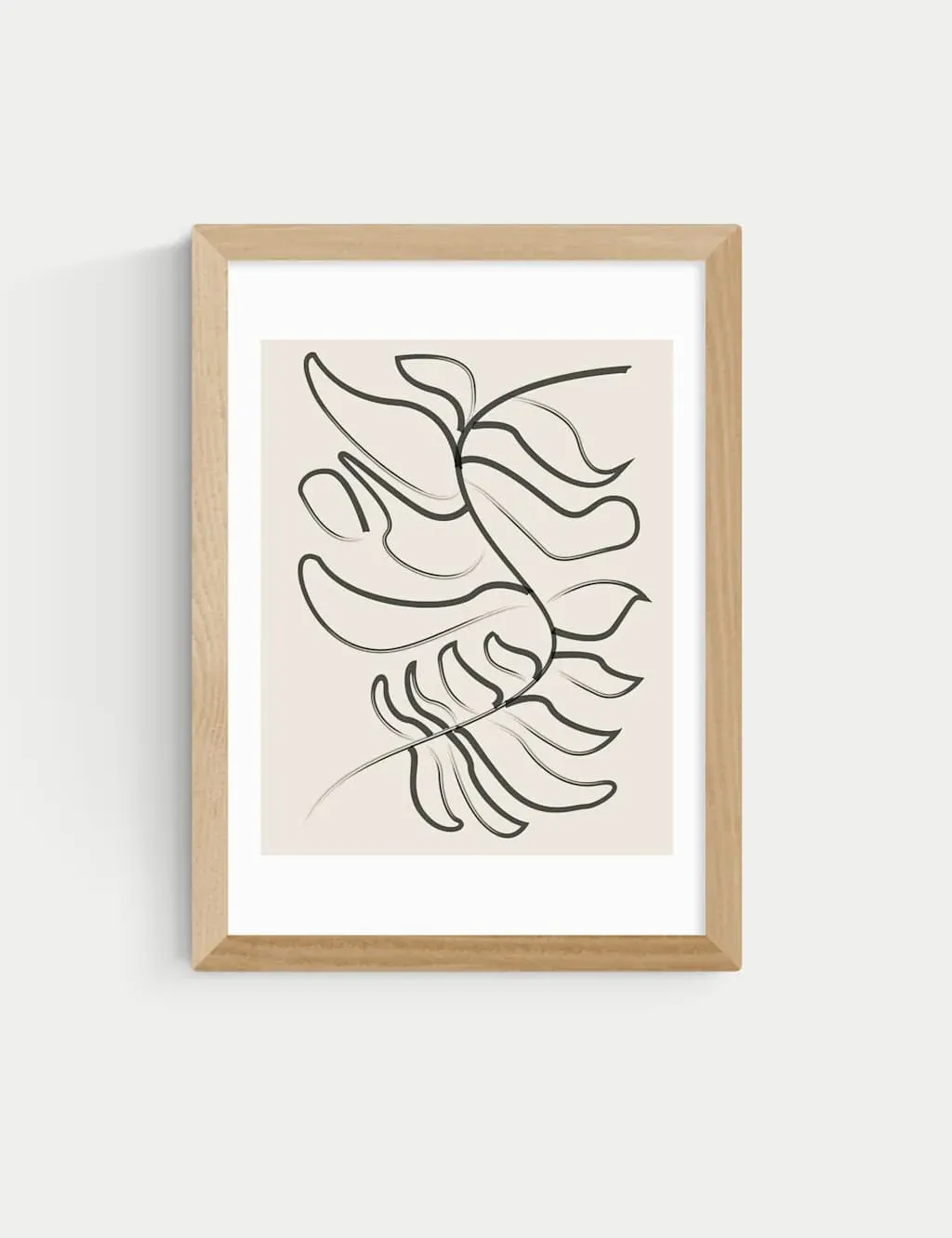 Sprung Flower Love Child Framed Art Print - Natural product