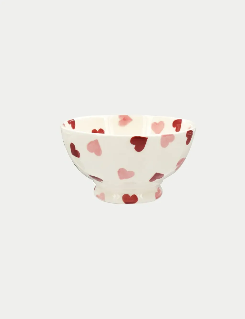 Pink Hearts Nibble Bowl - Pink Mix, Ceramic product