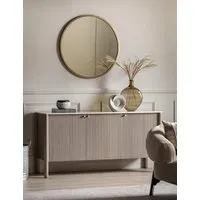 Marmo 3 Door Sideboard - Grey alternate view