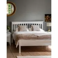 Hastings Bed Frame - Soft White, Pine alternate view