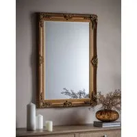 Abbey Extra Large Rectangular Wall Mirror - Gold alternate view