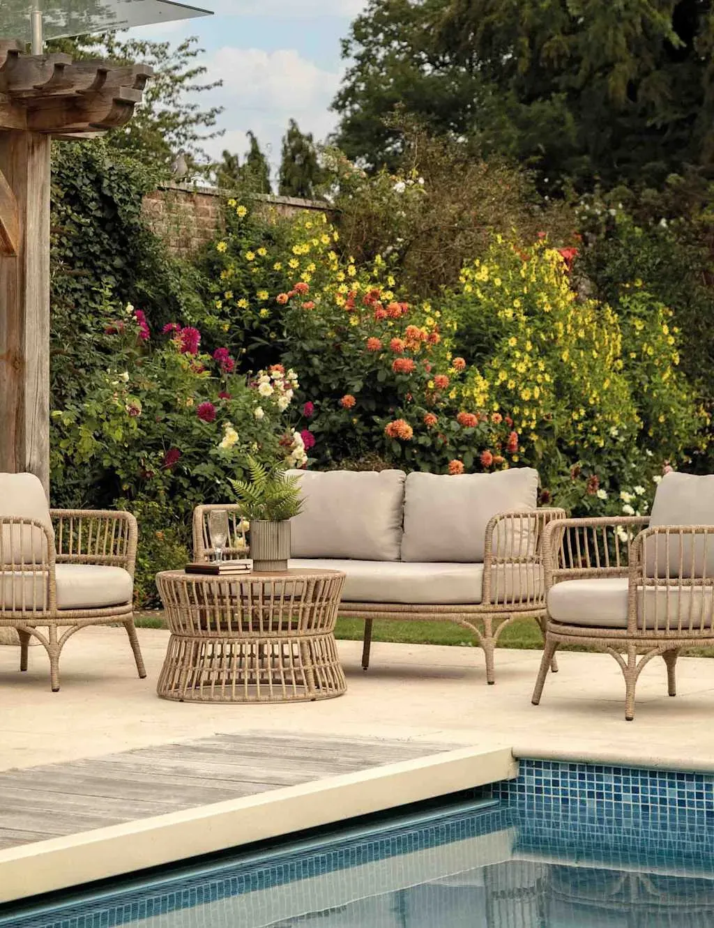 Agadir 4-Seater Lounge Set - Natural product