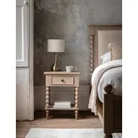 Artisan 1 Drawer Bedside Table - Natural, Oak alternate view