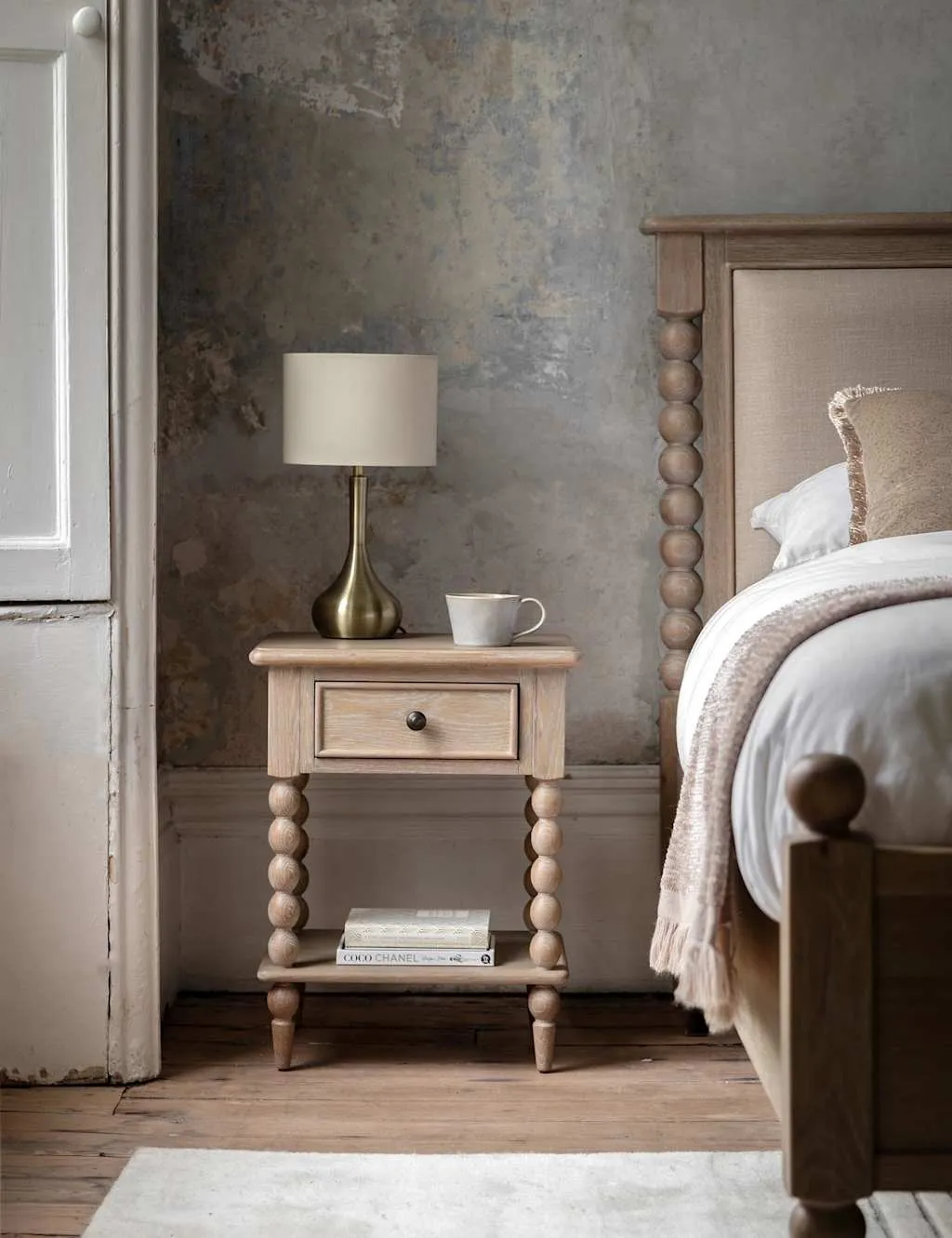Artisan 1 Drawer Bedside Table - Natural, Oak product