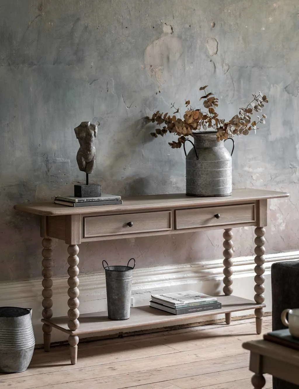 Artisan 2 Drawer Console Table - Natural, Oak Veneer product