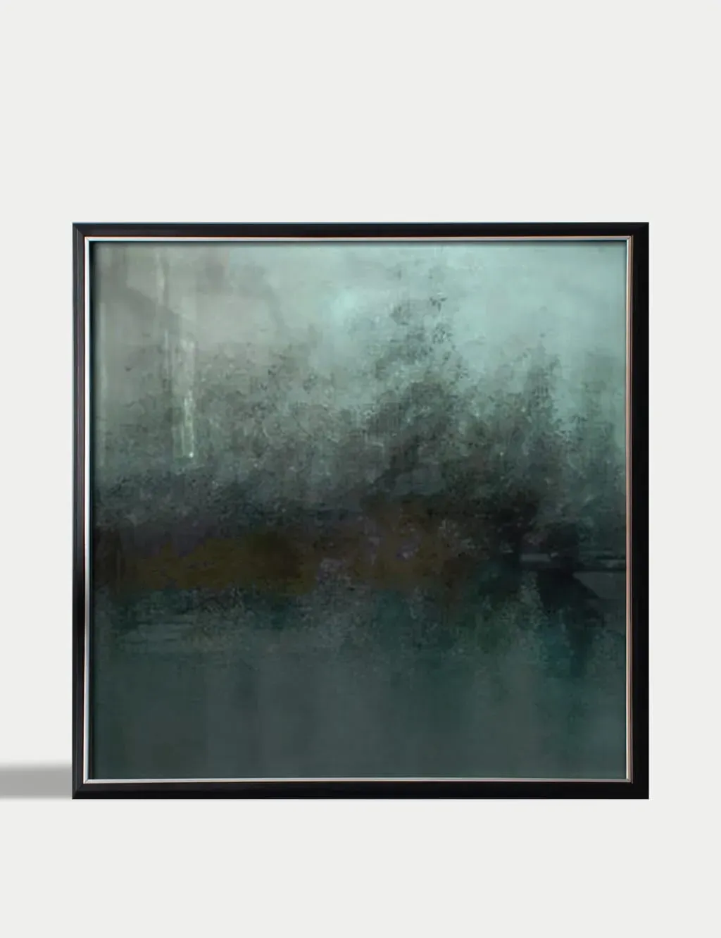 Bayou Abstract Square Framed Art - Blue product