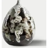 Boscone Glazed Teardrop Vase - Black alternate view