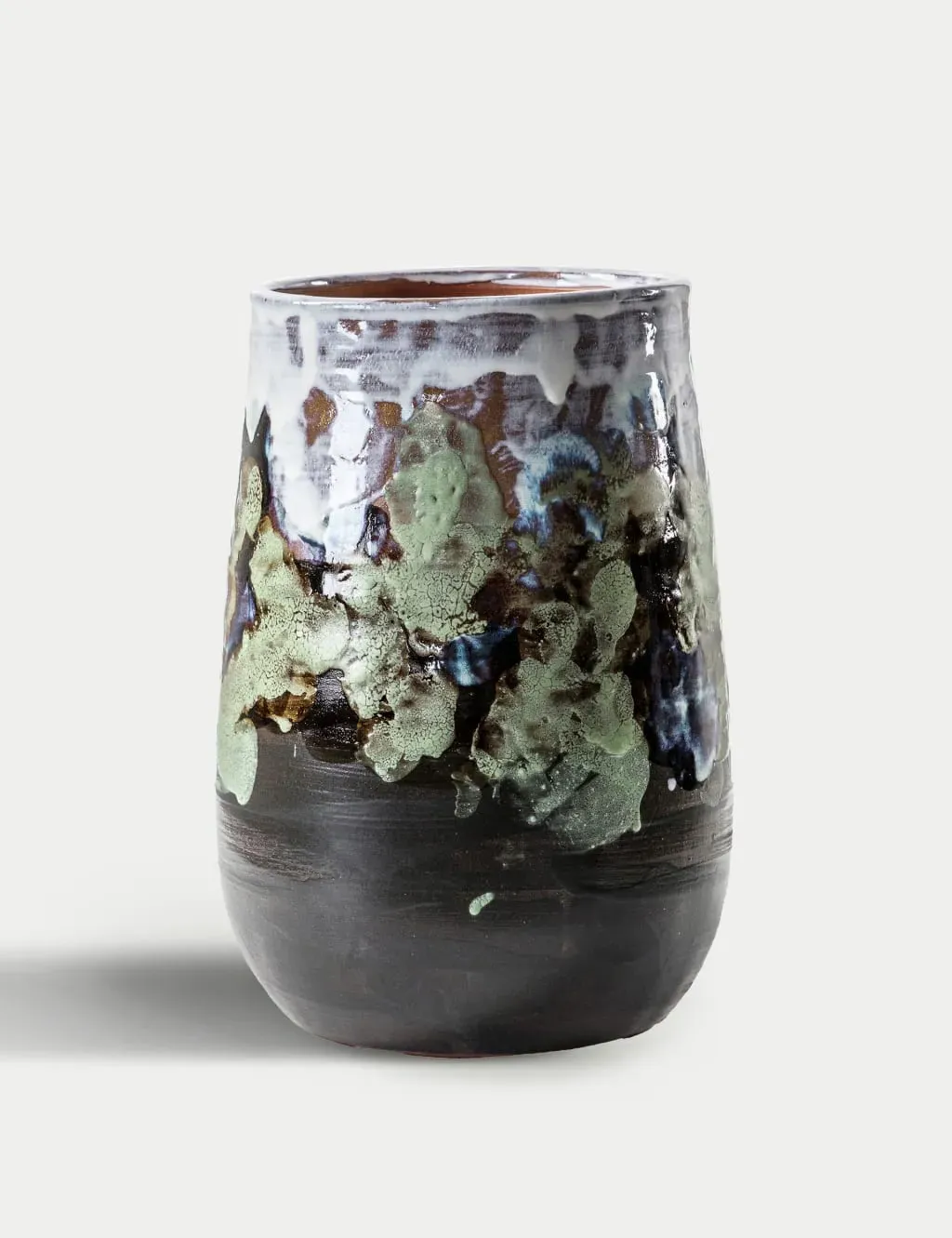 Boscone Large Abstract Vase - Black, Stoneware product