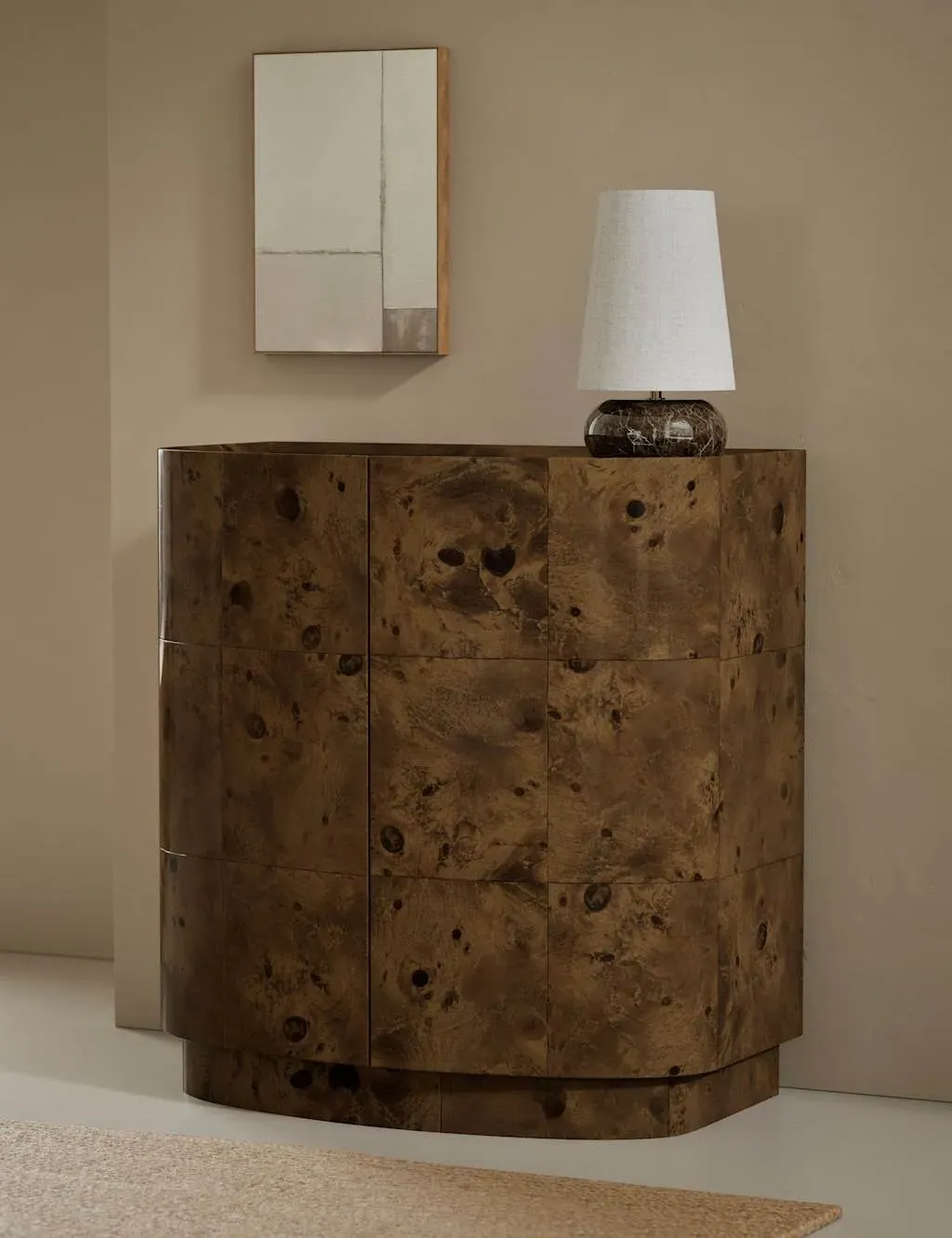 Burl 2 Door Sideboard - Natural Mix, Poplar Wood product