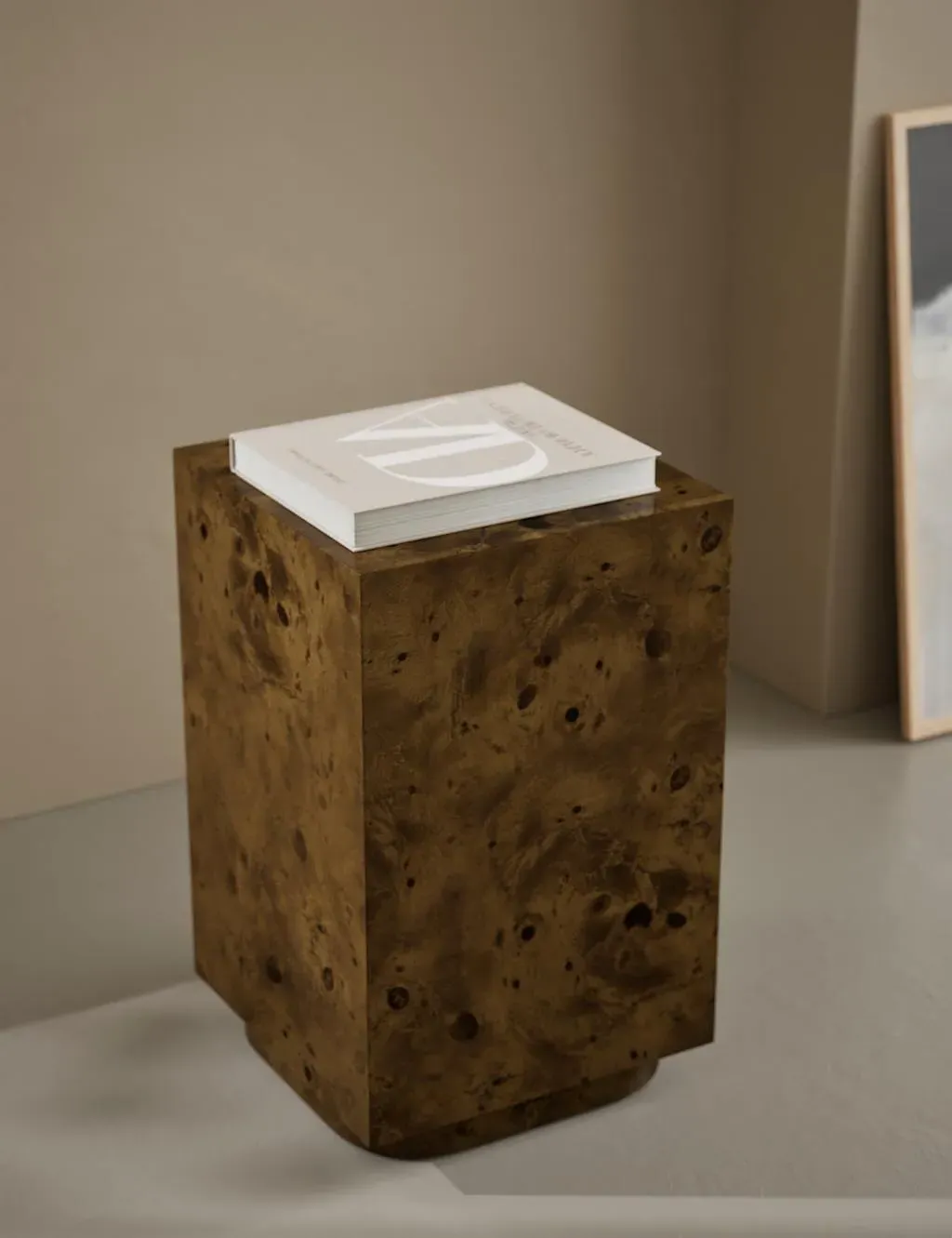 Burl Side Table - Natural Mix product