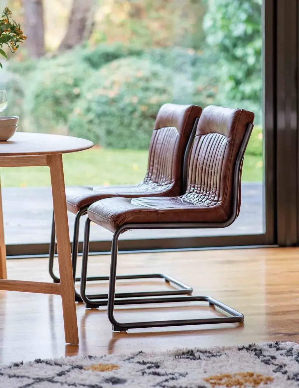Capri Leather Chair - Dark Brown product