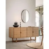 Craft 4 Door Sideboard - Natural, Oak alternate view