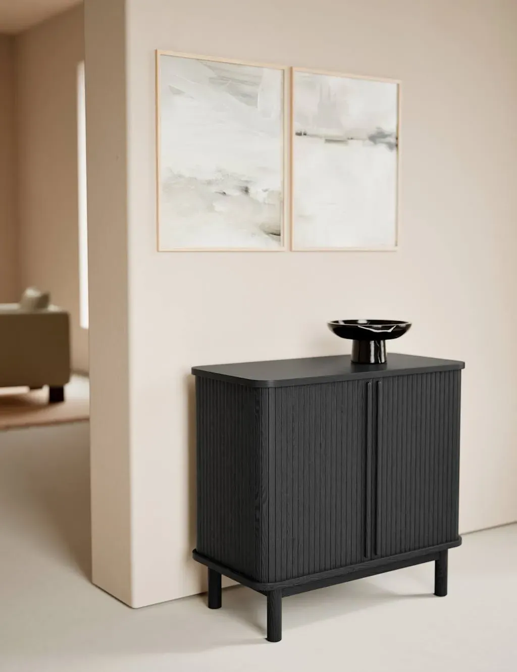 Fluted 2 Door Sideboard - Black product