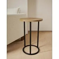 Holt Round Side Table - Natural Mix alternate view