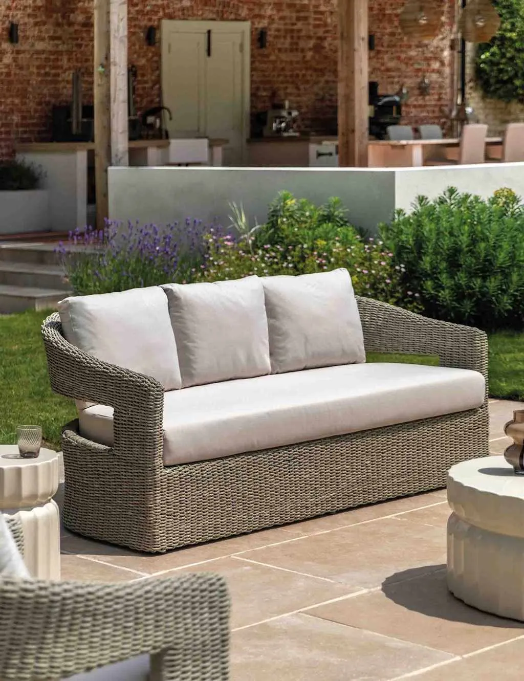 Hvar 3-Seater Sofa - Natural, Wicker product