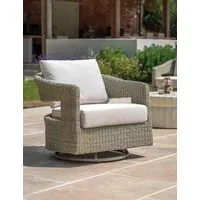 Hvar Swivel Outdoor Chair - Natural alternate view