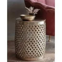 Khalasar Metal Side Table - Gold alternate view