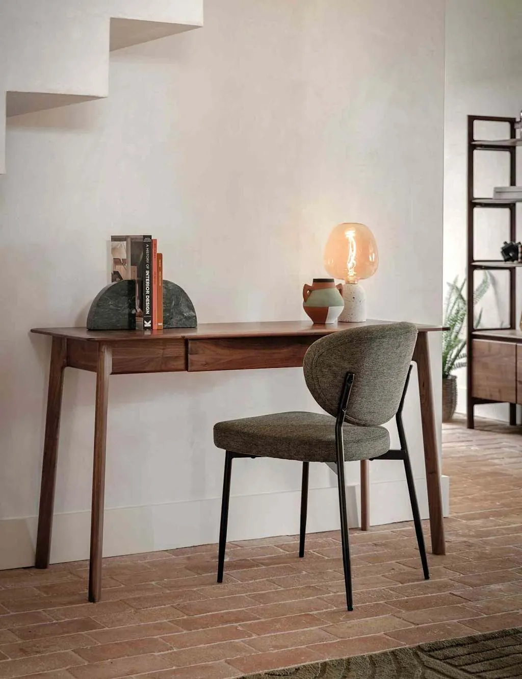 Madrid 1 Drawer Desk - Dark Brown product