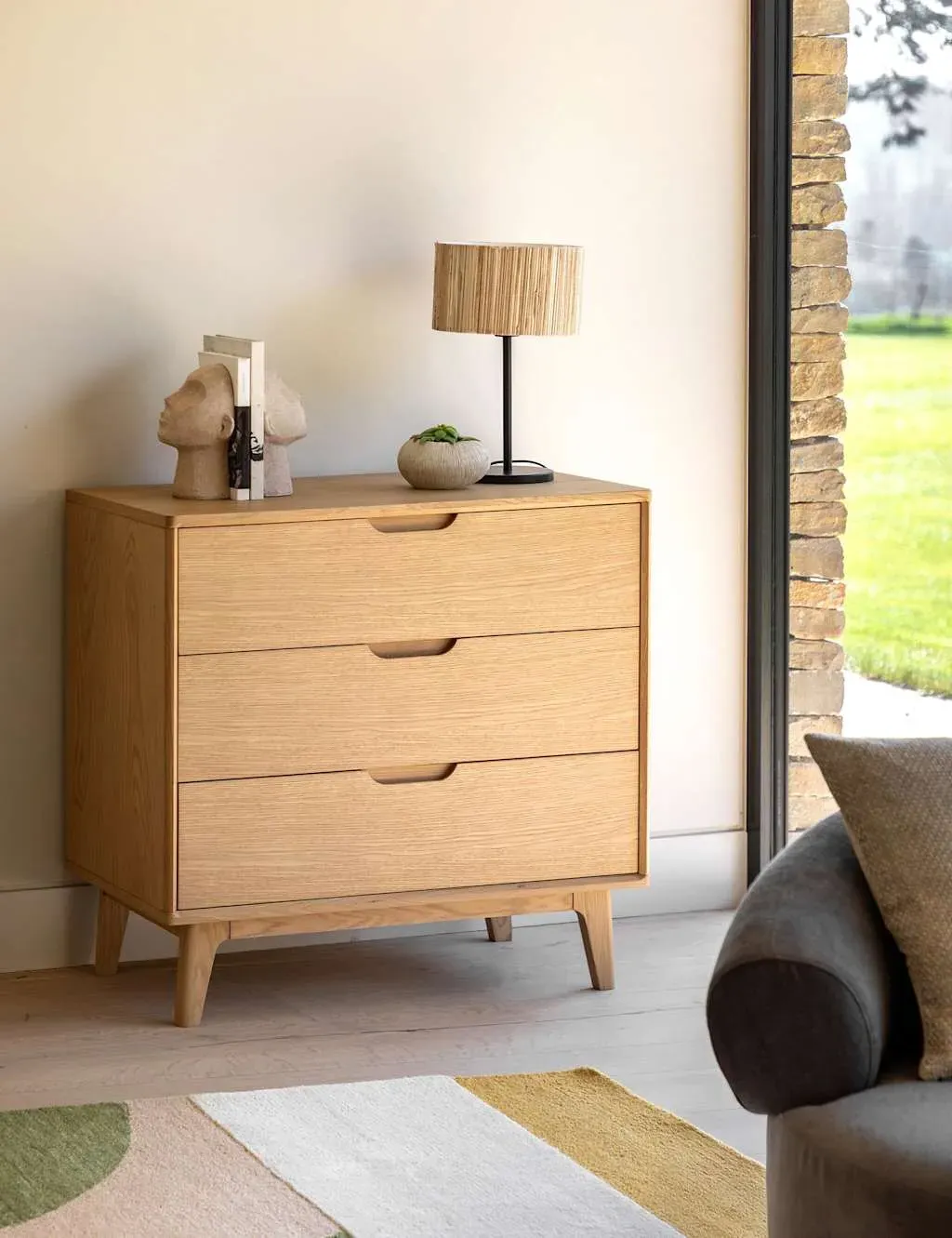 Nord 3 Drawer Chest - Oak product