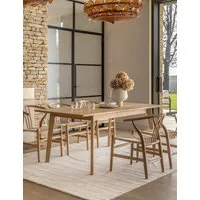 Nord 6-8 Seater Extendable Dining Table - Oak alternate view