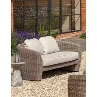 Positano 2-Seater Outdoor Sofa - Natural, Wicker alternate view