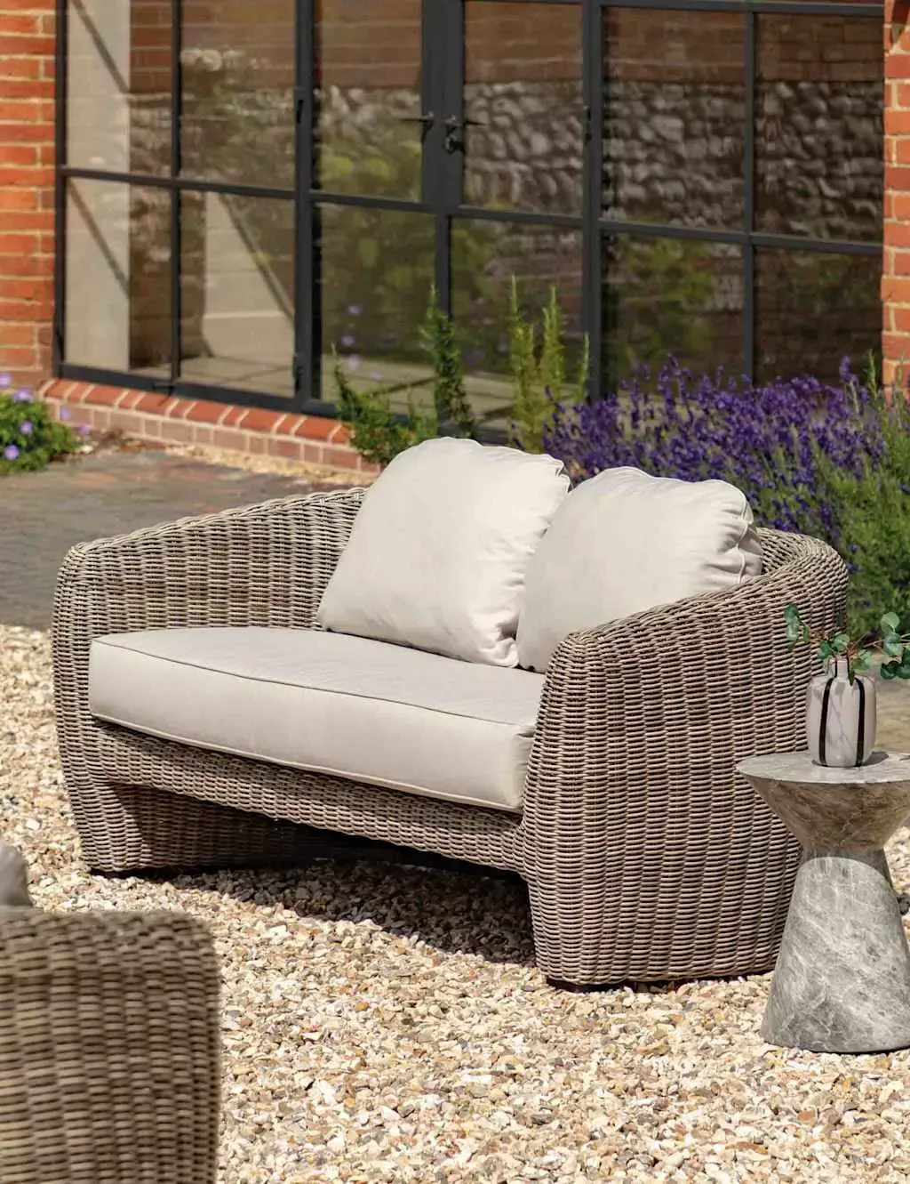 Positano 2-Seater Outdoor Sofa - Natural, Wicker product