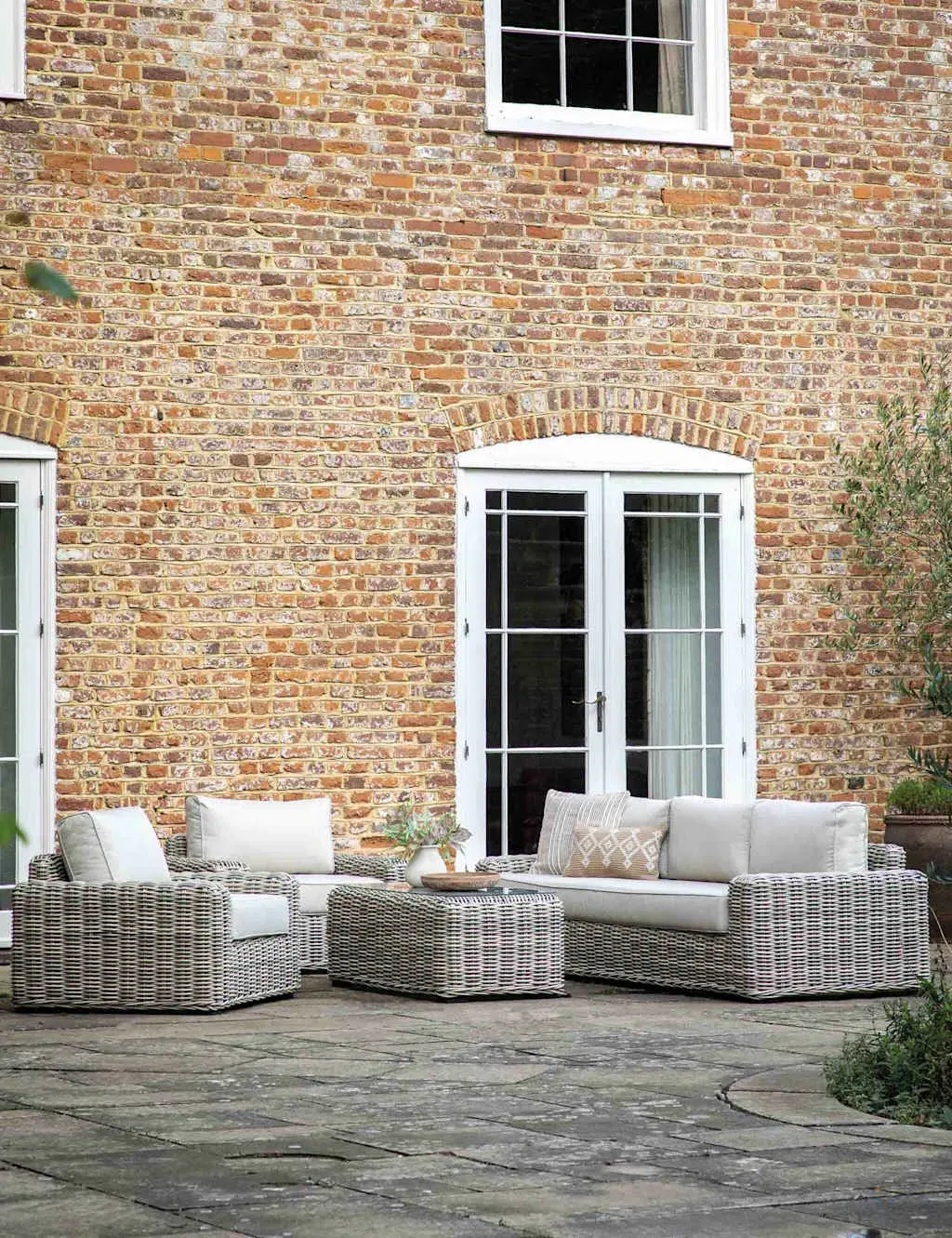 Ragusa 4-Seater Lounge Set - Grey, Rattan product