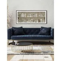 Gin Collection Rectangle Framed Wall Art - Black alternate view