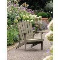 Siena Adirondack Lounge Chair - Grey, Acacia alternate view