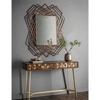 Specter Extra Large Rectangular Wall Mirror - Copper alternate view