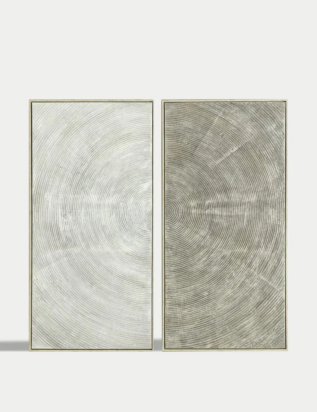 Spiral Duo Set of 2 Rectangle Framed Art - Multi product