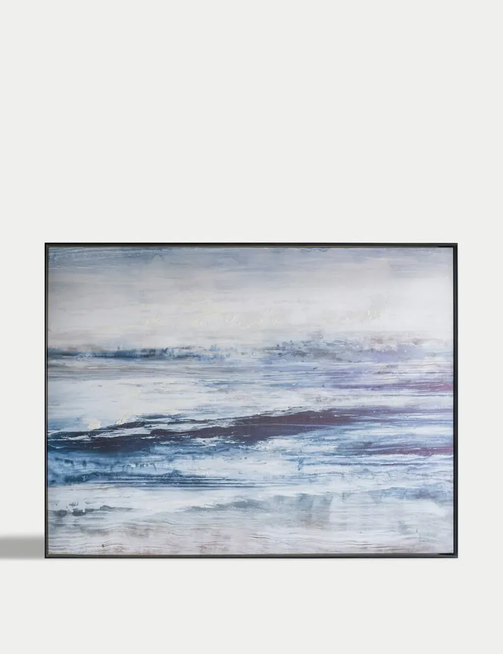 Summer Haze Rectangle Framed Art - Blue product