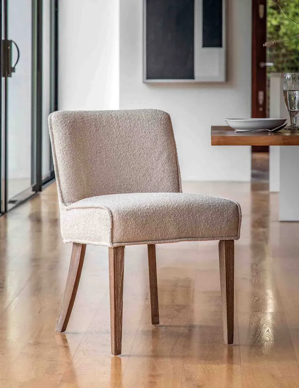 Tarnby Set of 2 Dining Chairs - Beige, Linen product