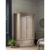 Vancouver 1 Drawer Double Wardrobe - Natural alternate view