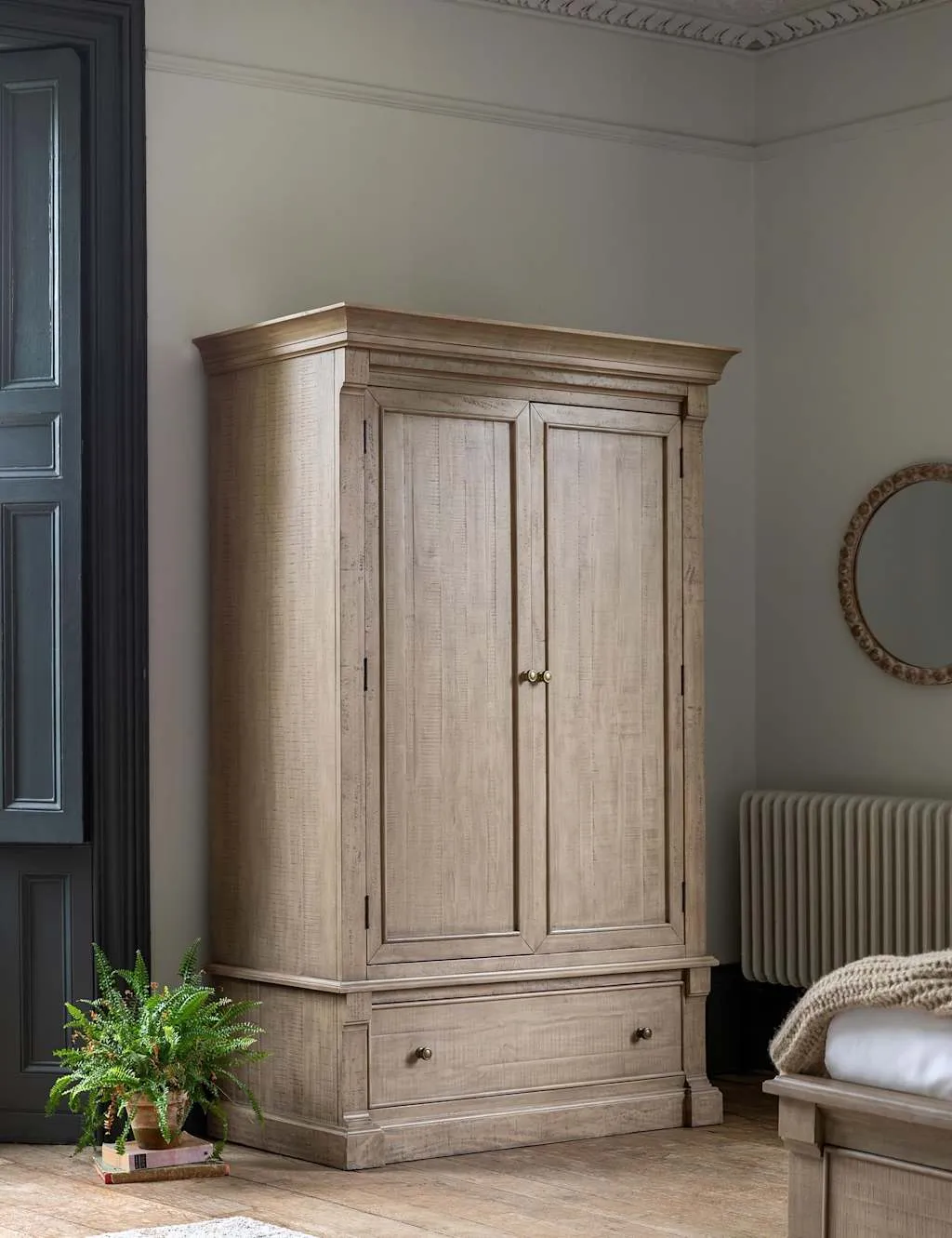 Vancouver 1 Drawer Double Wardrobe - Natural product