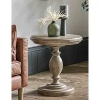 Vancouver Round Side Table - Natural, Pine alternate view