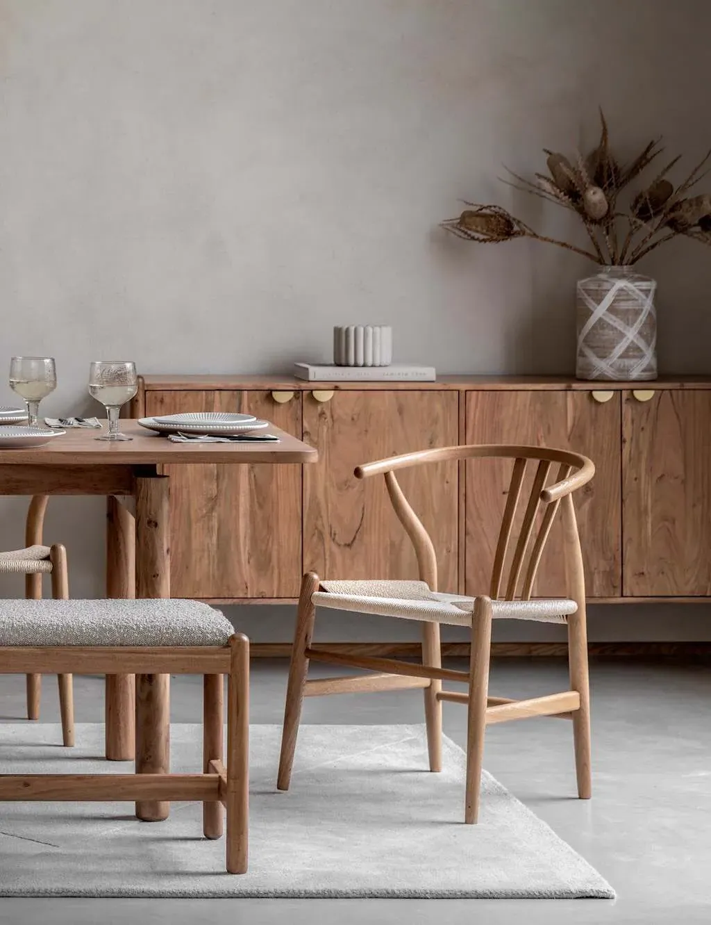 Whitney Dining Chairs Set of 2 - Natural, Elm Wood product