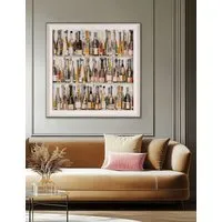 Wines of the World Square Framed Art - Multi alternate view