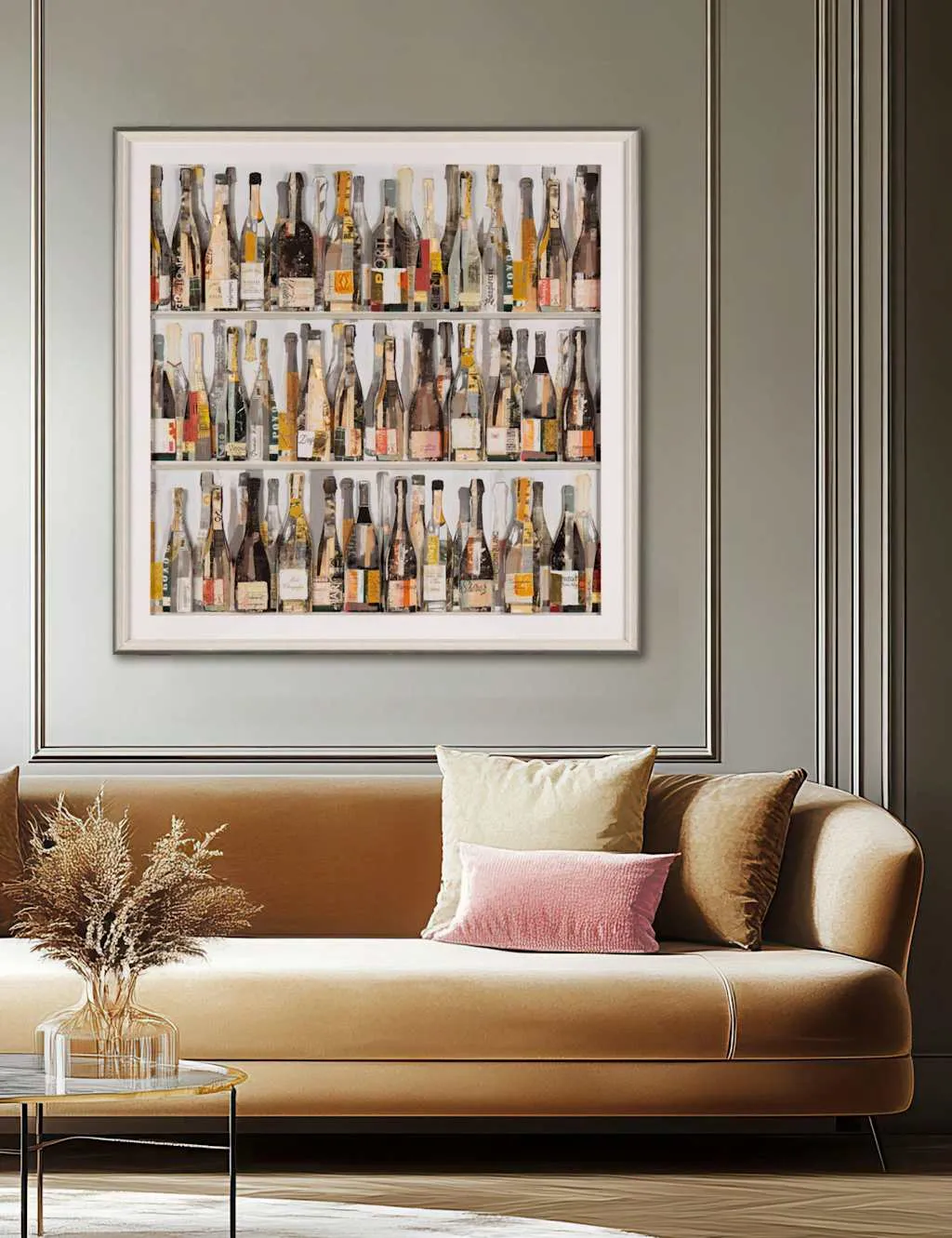 Wines of the World Square Framed Art - Multi product