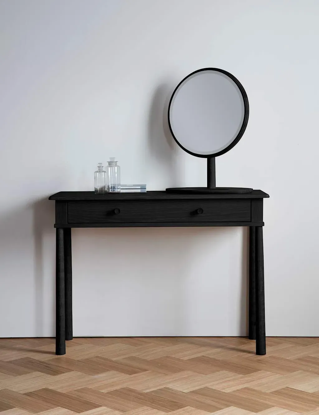 Wycombe Dressing Table with Drawer - Black, Wood product