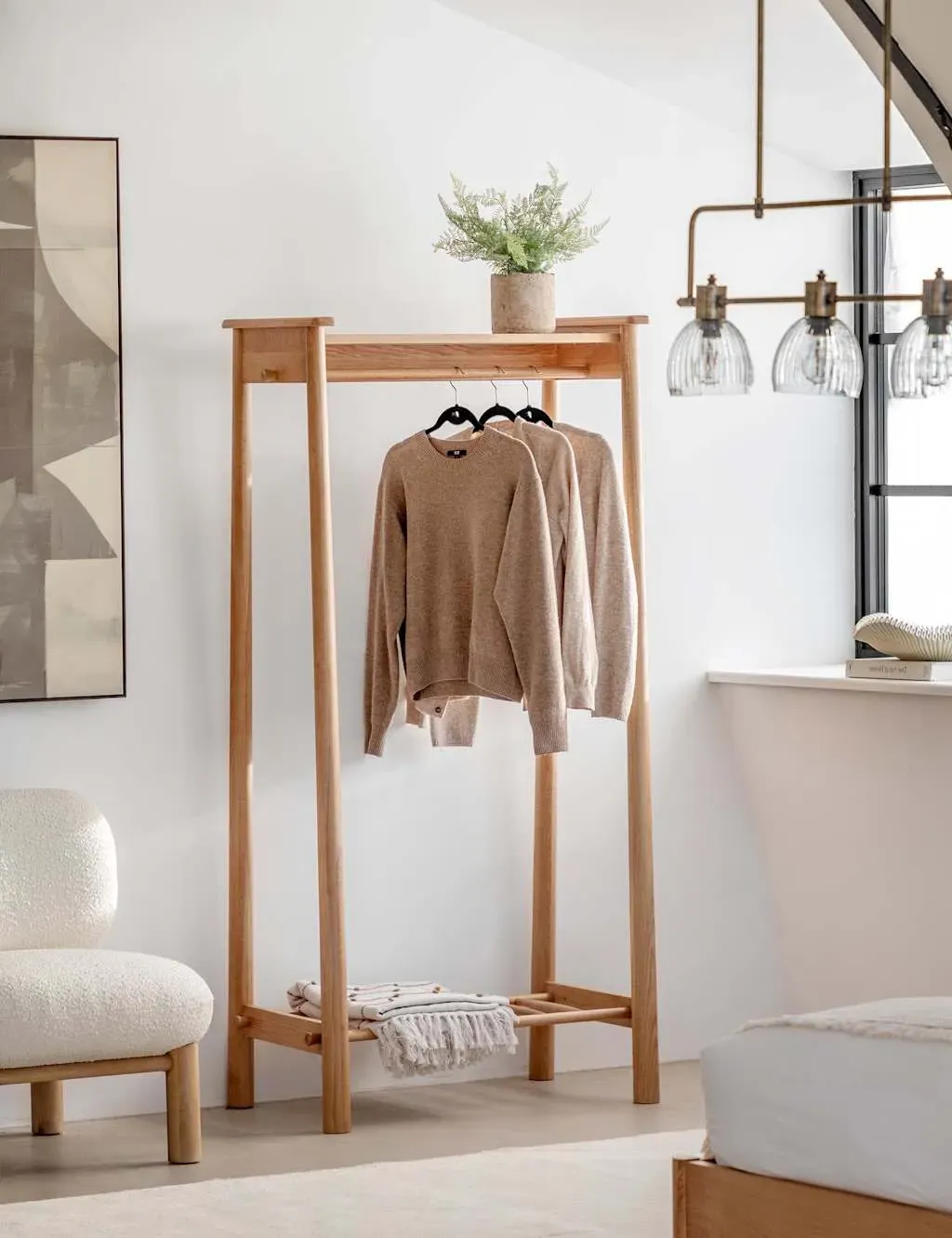 Wycombe Open Wardrobe - Natural, Oak Veneer product