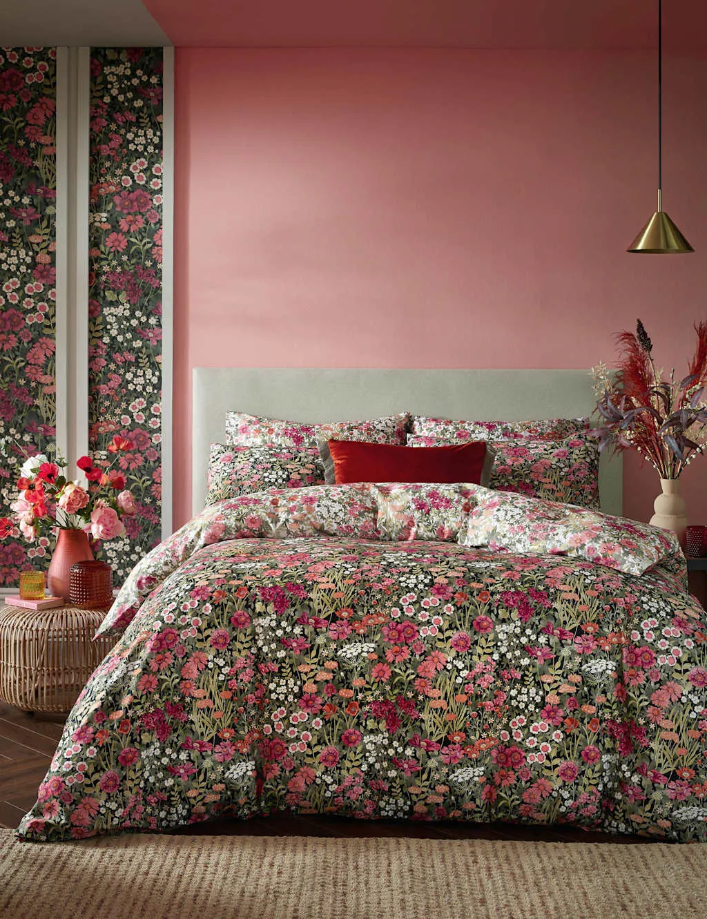 Night Garden Wallflower Bedding Set - Multi, Cotton Sateen product