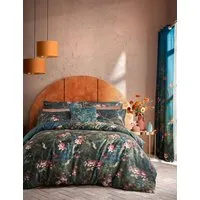 Night Garden Bedding Set - Navy Mix, Pure Cotton alternate view