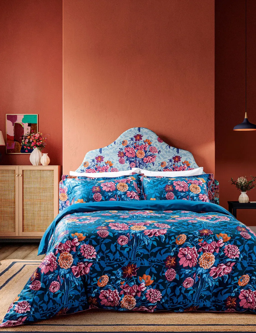 Dahlia Bunch Bedding Set - Multi, Cotton Sateen product