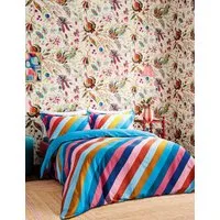 Pure Cotton Sateen Sherbert Stripe Bedding Set - Multi alternate view