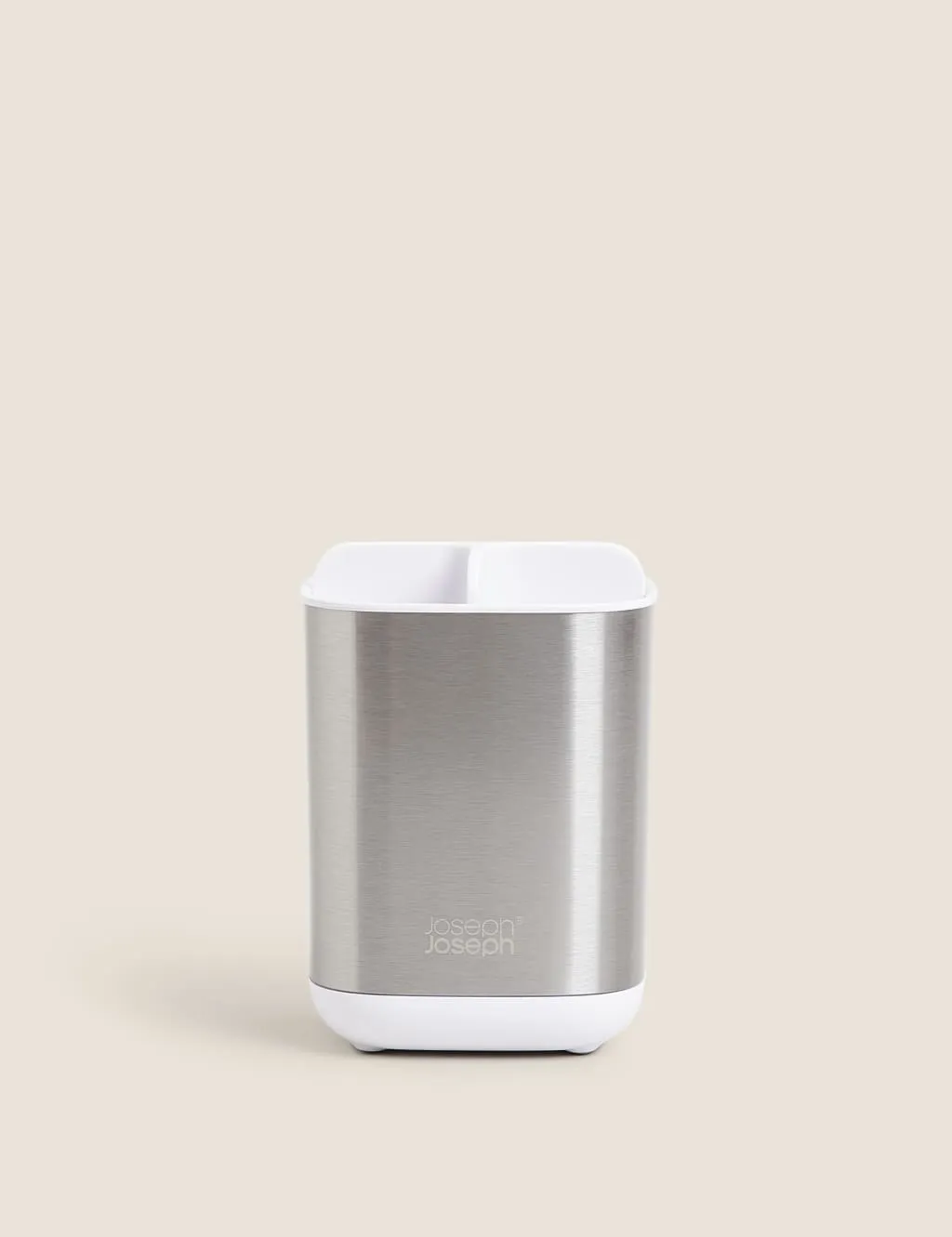 Steel Toothbrush Holder - White product