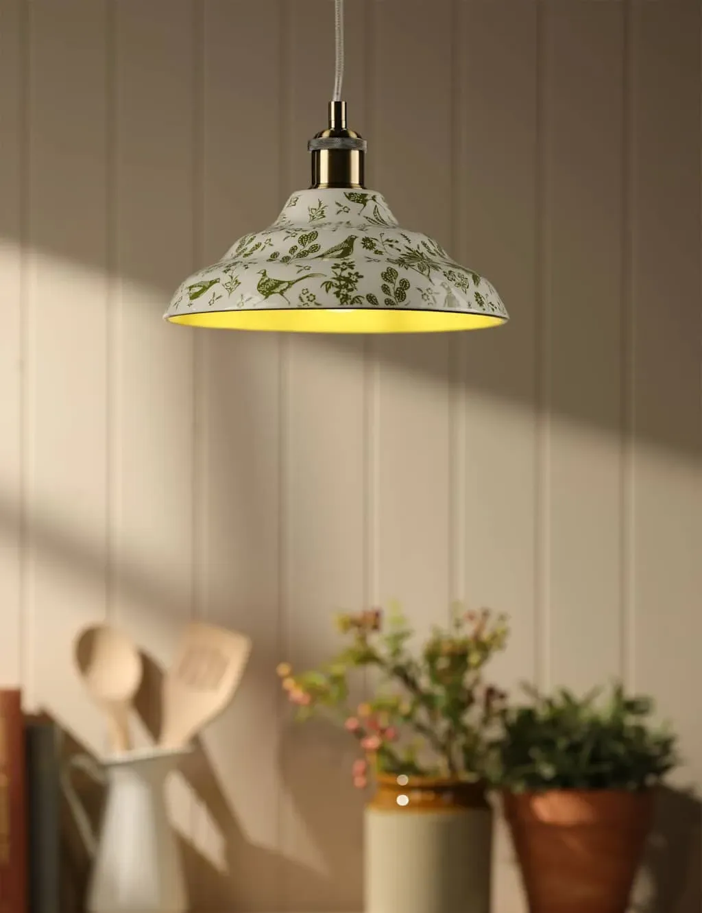 Audley Ceramic Pendant Light - White Mix product