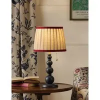 Harewood Bobbin Table Lamp - Cream, Rubberwood alternate view