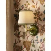 Upton Metal Wall Light - Antique Brass alternate view