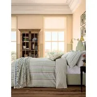 Charleston Stripe Bedding Set - Green Mix alternate view